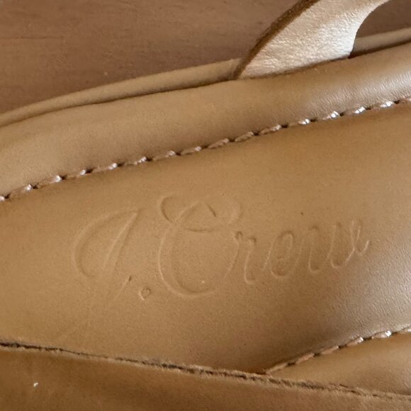 J. Crew Menorca Toe-ring Slingback Sandals in Leather - Picture 3 of 5